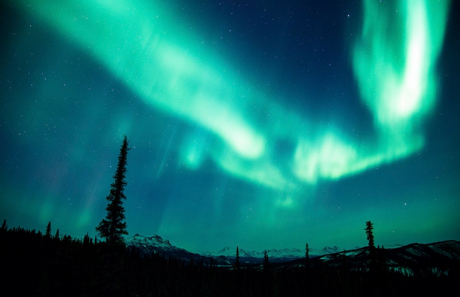melhores lugares para ver a aurora boreal no alaska