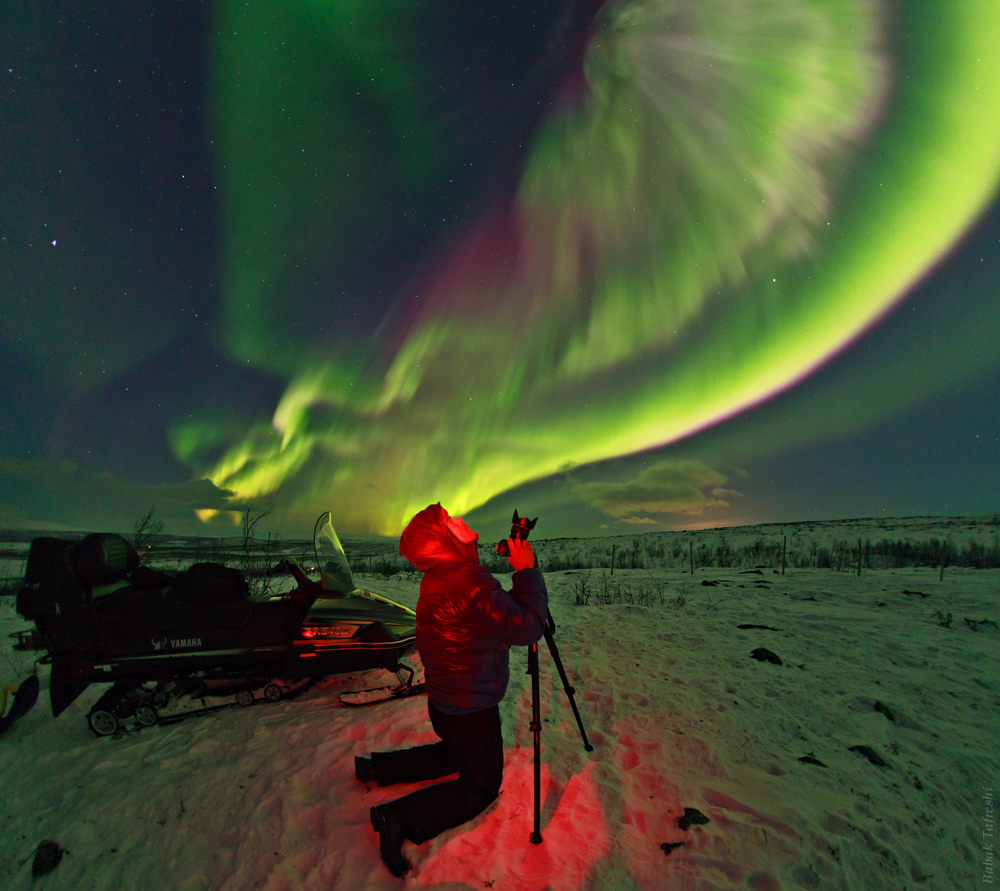 melhores lugares para ver a aurora boreal suécia