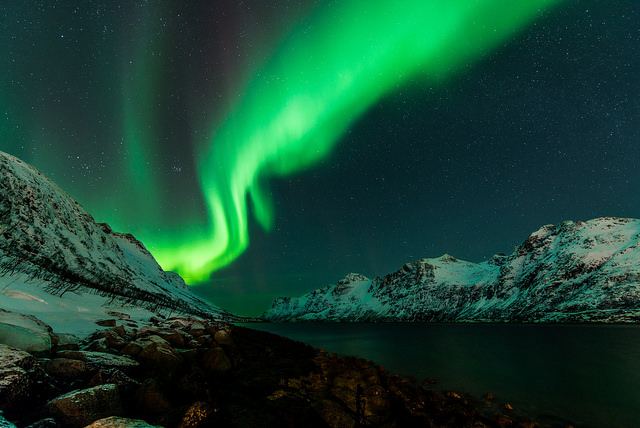 melhores lugares para ver a aurora boreal noruega