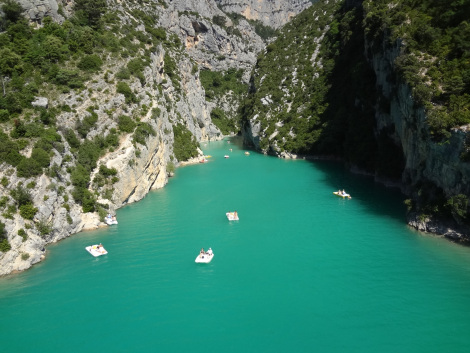 lago de sainte-croix provence frança