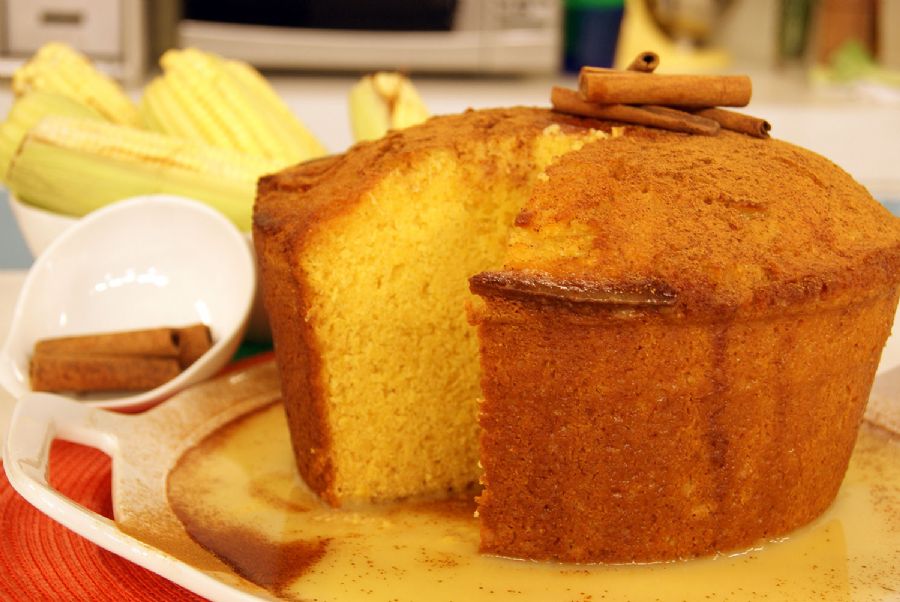 Receita de bolo de milho